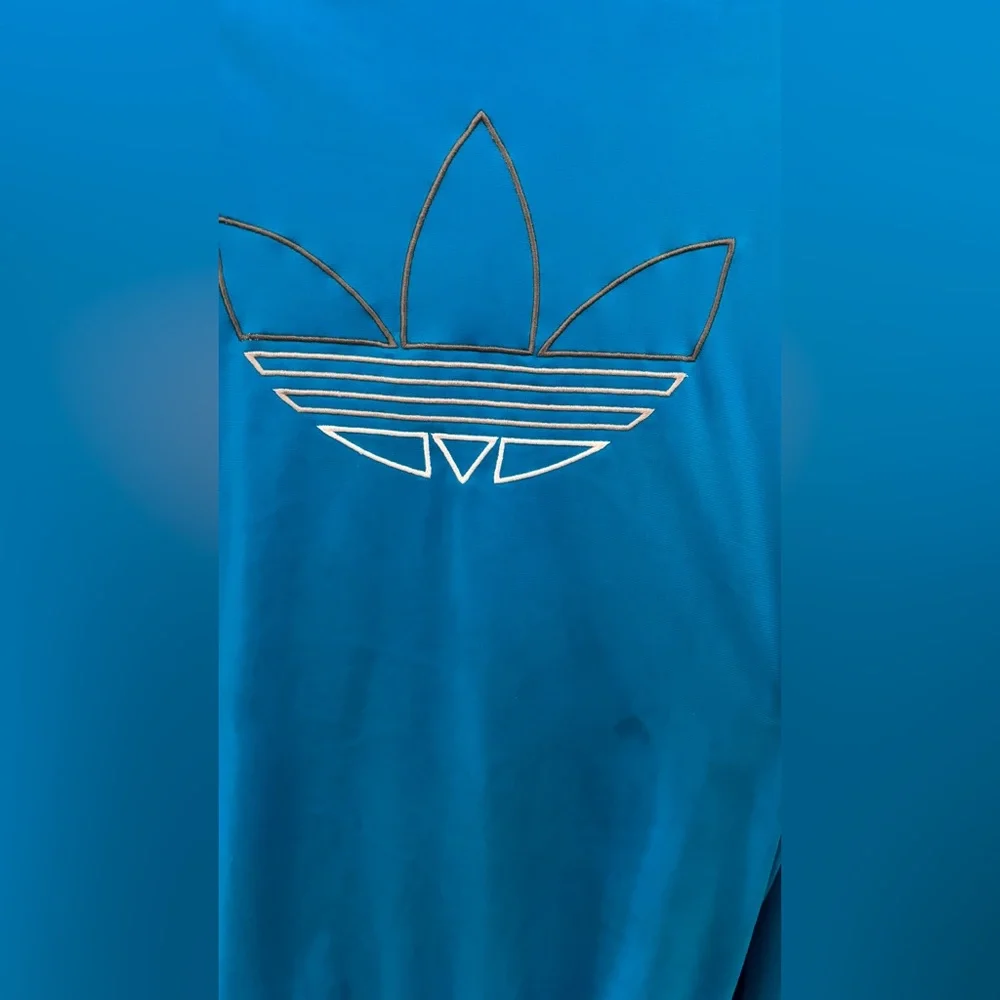 Adidas Turquoise Track Jacket - Picture 5 of 8